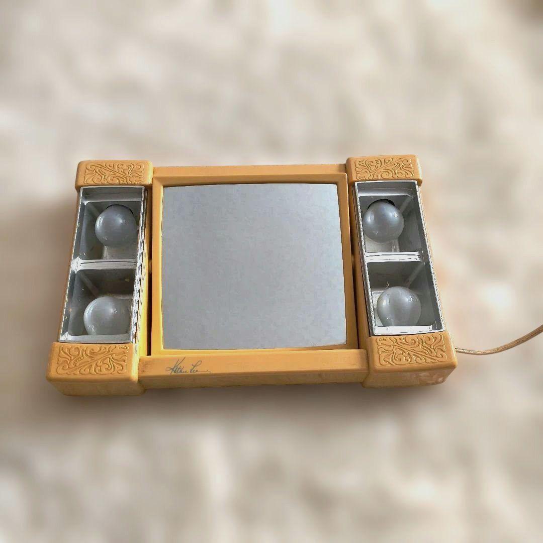 80's アンティーク　メイクミラー