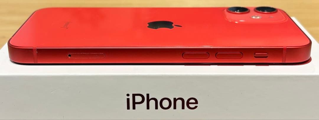 【美品】iPhone 12 mini 64GB レッド　新品バッテリー　本体