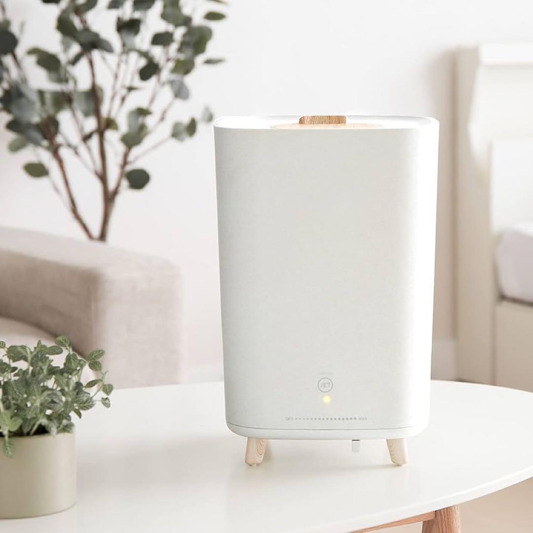 モダンデコ　AND・DECO 上部給水式超音波加湿器 4.5L オフホワイト
