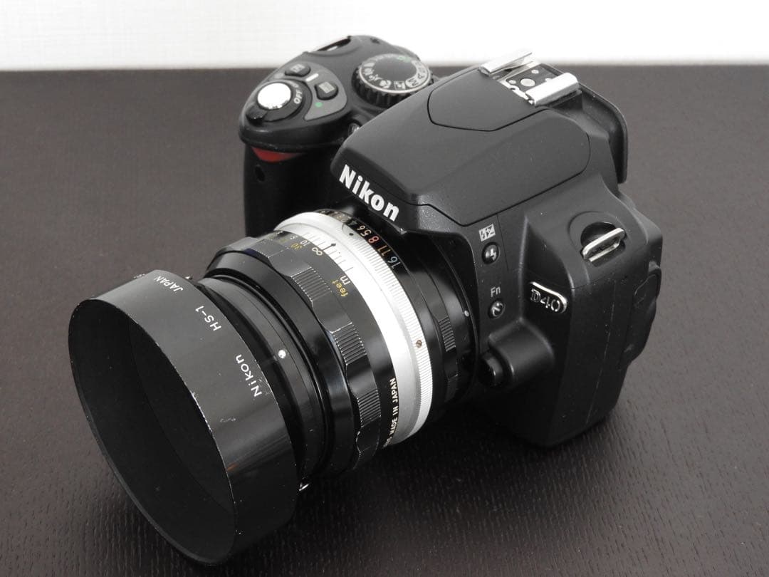 Nikon D40 50mm f1.4 単焦点オールドレンズセット 動作確認済み