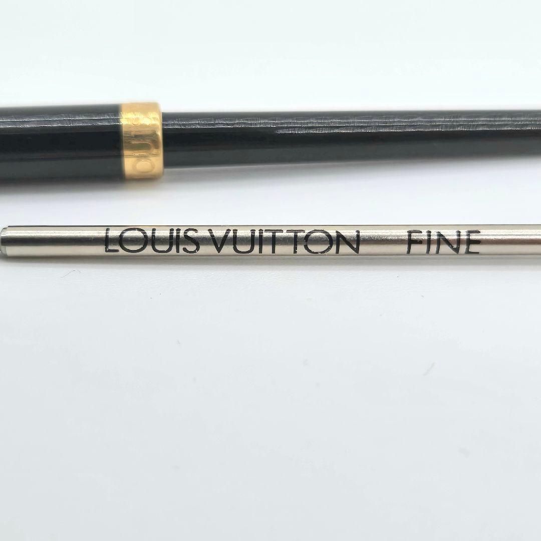 995【極上の気品】ルイヴィトン スティロ アジェンダ 手帳用ボールペン 黒×金