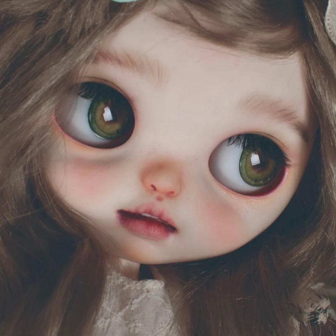カスタムブライス かわいい ドール 海外作家様 幼い 優しい 姉妹 あおい