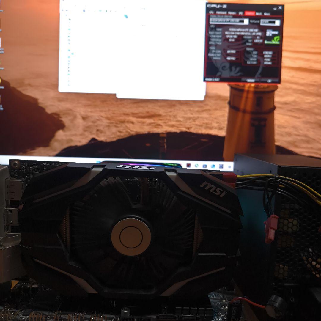 MSI GeForce GTX 1060 6GB 3種類BM完走 正常動作品