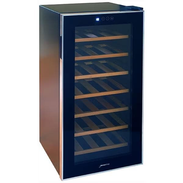 定価51150円 ペルチェ冷却方式ワインセラー 75L WE-28W 28本収納