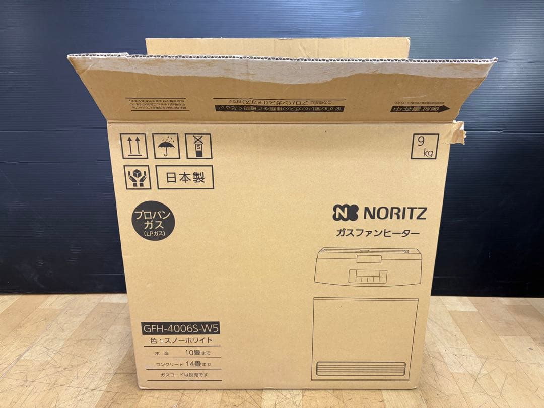 ノーリツ LPガス用 GFH-4006S-W5 ガスファンヒーター 中古品