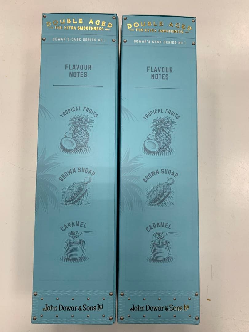 2本セット　デュワーズ　カリビアンスムース　８年　Dewar’s