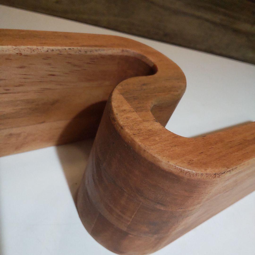 ハンドメイド　木製 ウォールシェルフ 壁掛け棚 飾り棚 【48㎝】