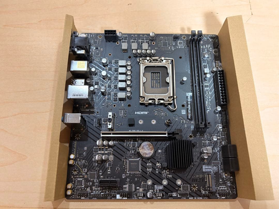MSI PRO B760M-G DDR4 マザーボード