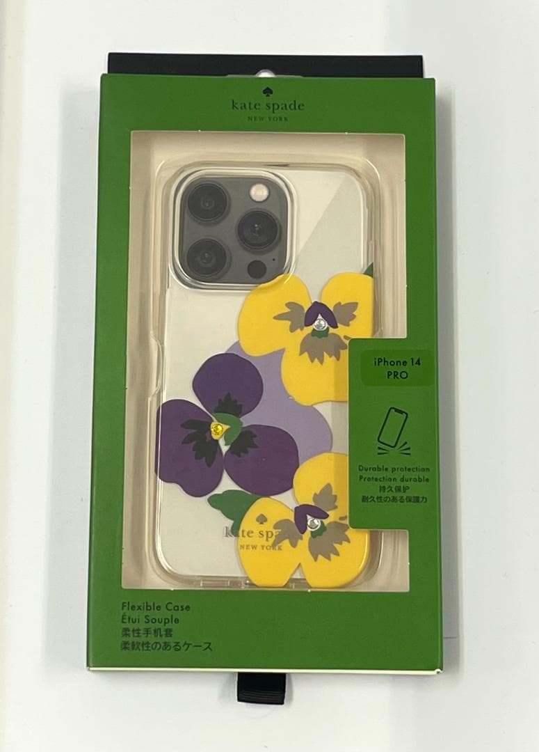 【正規品】 ケイトスペード iPhone14Pro対応ケース クリア KA543