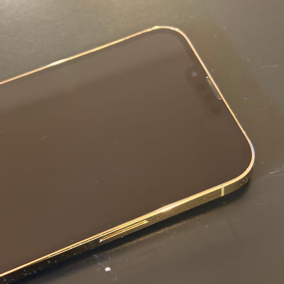 美品 iPhone 13 Pro Max 128GB ゴールド 箱・ケース付