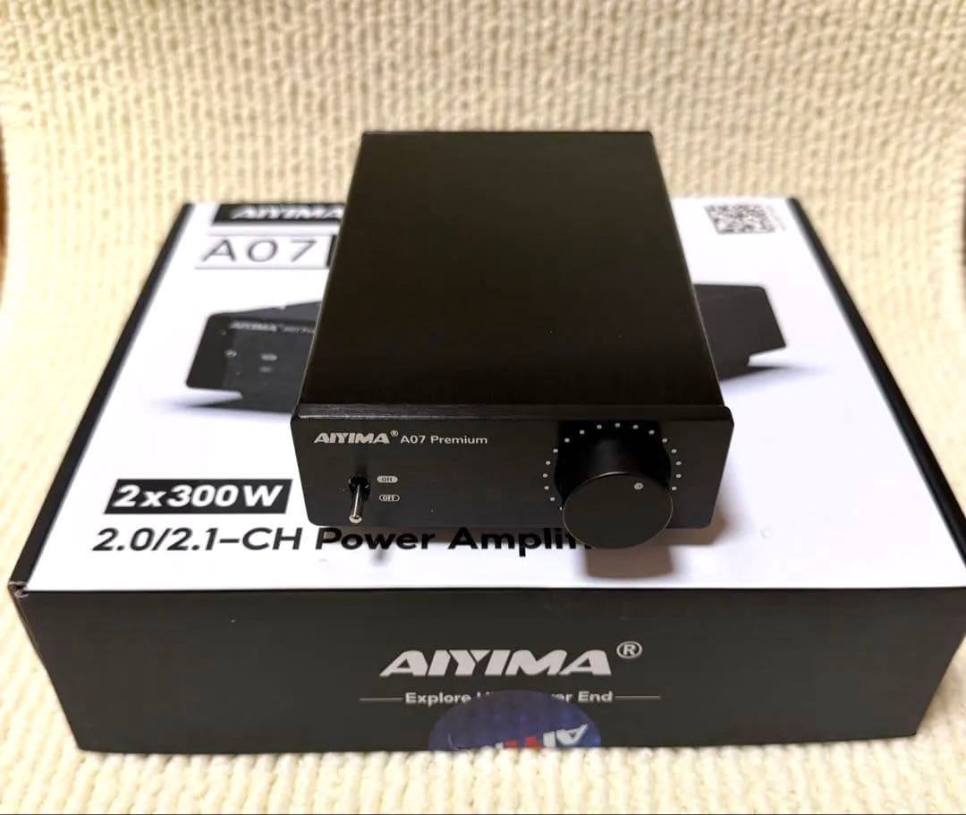 【極美品】AIYIMA A07 Premium パワーアンプ 黒 600w