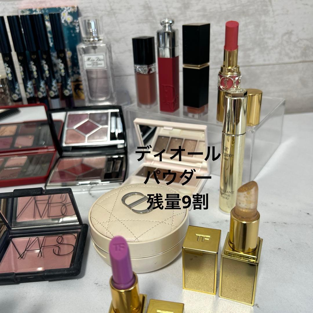 美品　コスメまとめ　デパコス　DIOR CHANEL 残量多 化粧品