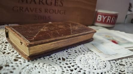 フランス アンティーク古洋書 Missel 祈禱書 本革装丁（三方金）