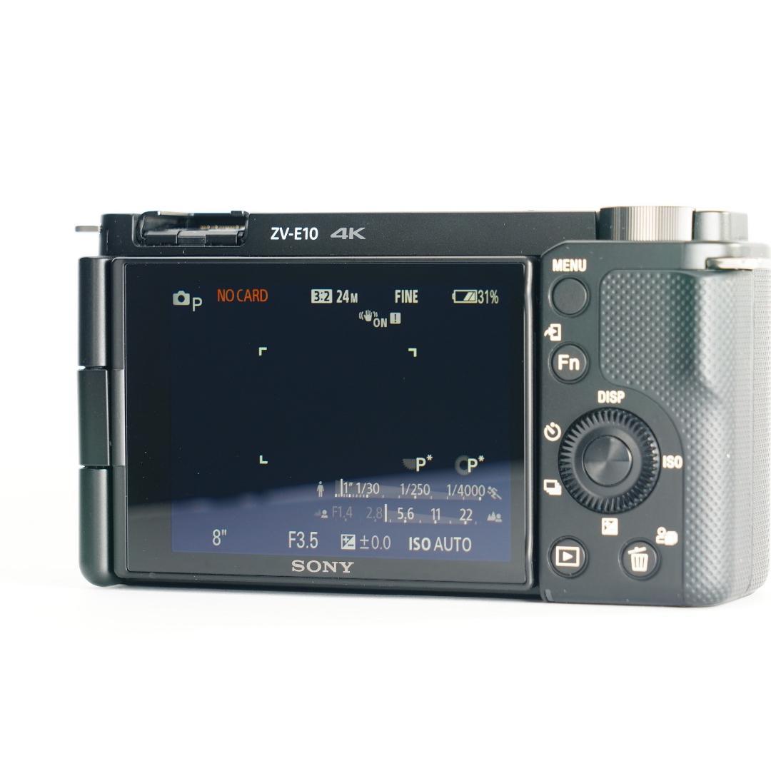 SONY ZV-E10 レンズキット 新品級 α6400よりこっち 4K撮影