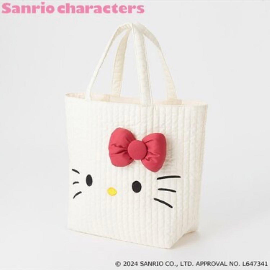 新品プティマインキティーサンリオKITTYイブルトートレッスンバッグかばん通園