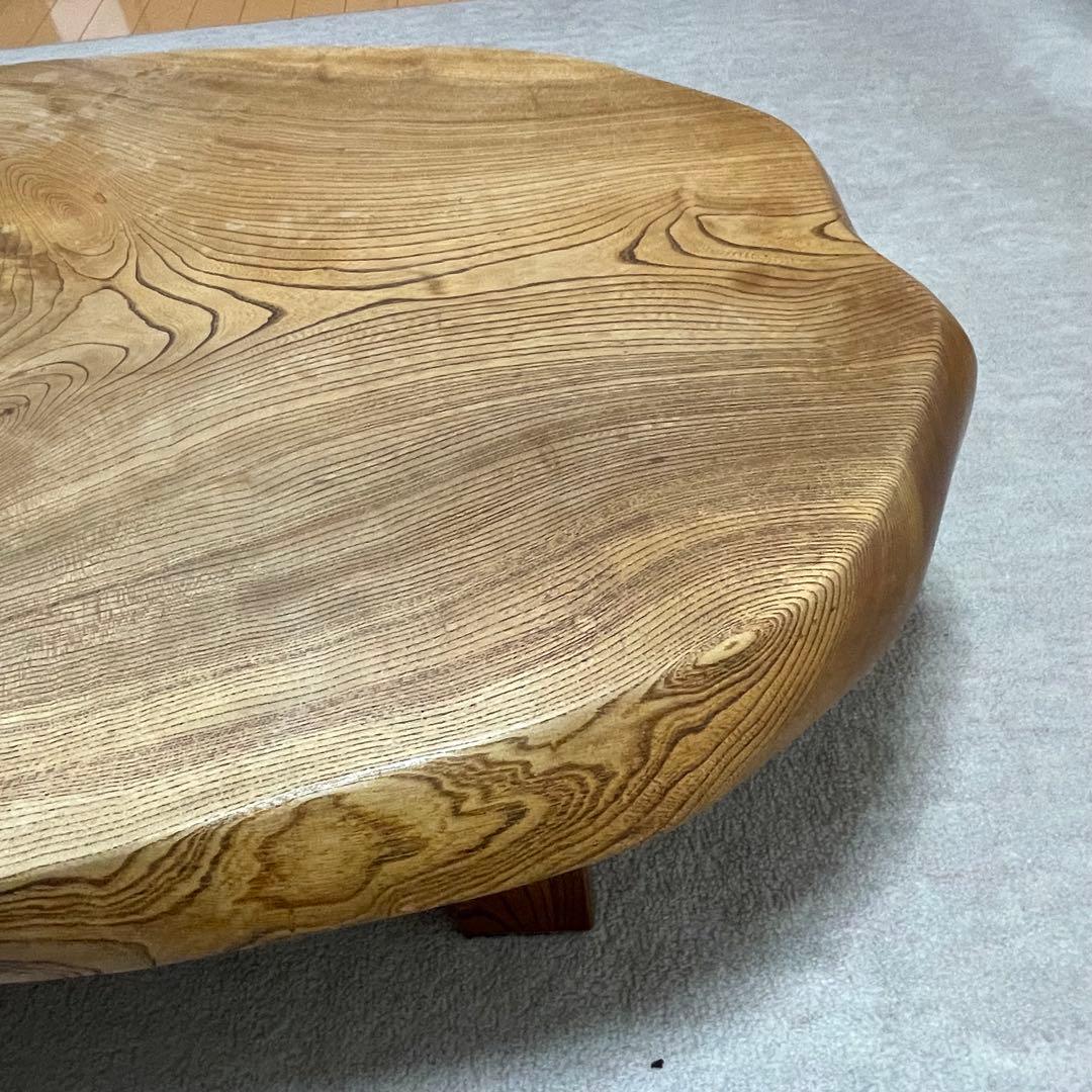 一枚板　座卓　無垢材　天然木　和家具 センターテーブルにも　90弱×70弱