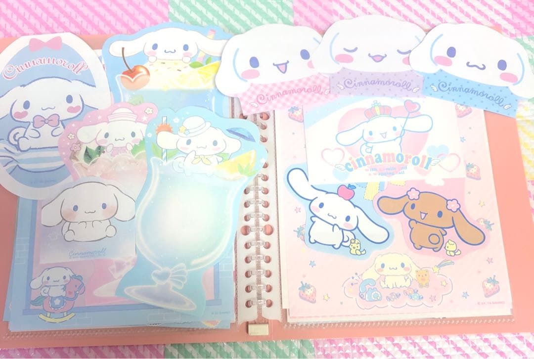 キティ　サンリオ　メモ帳　レターセット　バラメモ　平成レトロ　ダイカット