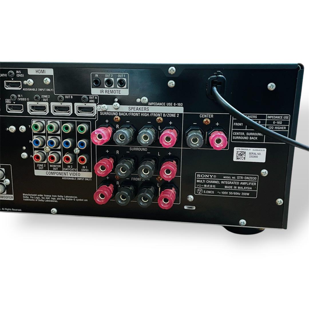 SONY STR-DN2030 アンプ 付属品 説明書 ECM-AC2 ジャンク