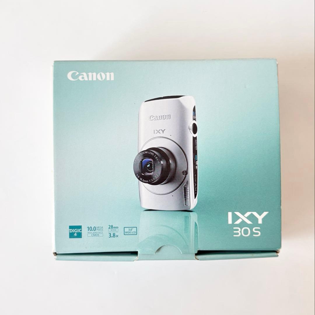 Canon IXY 30S White F2.0 Supercar 本体付属品