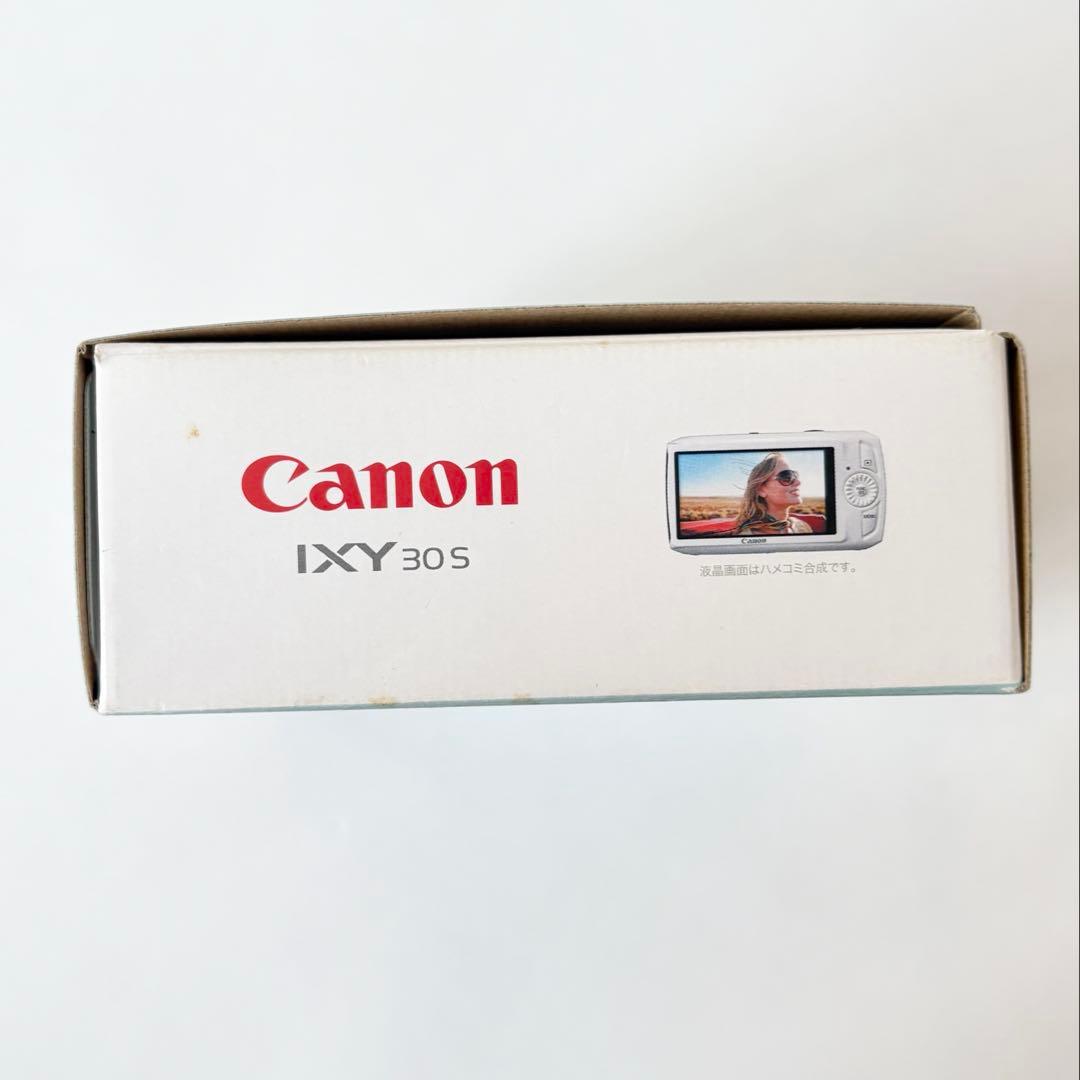 Canon IXY 30S White F2.0 Supercar 本体付属品