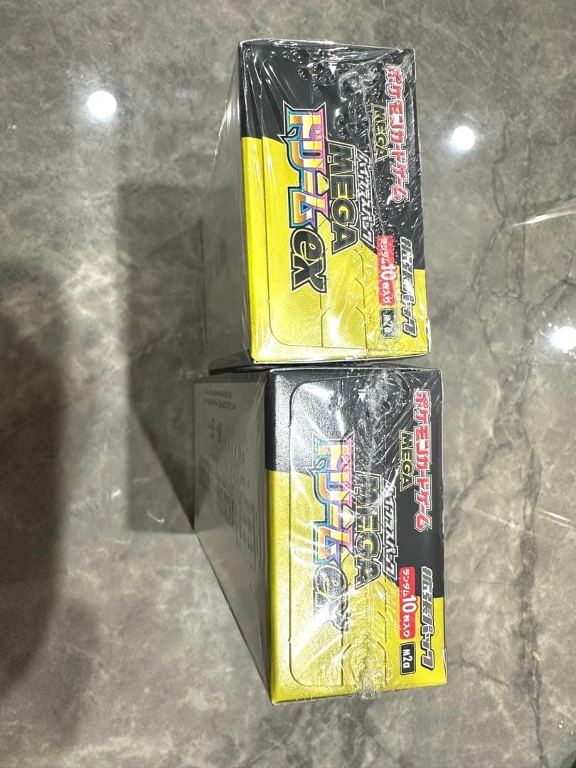 ポケモンカード　メガドリームex 2box シュリンク付き　未開封
