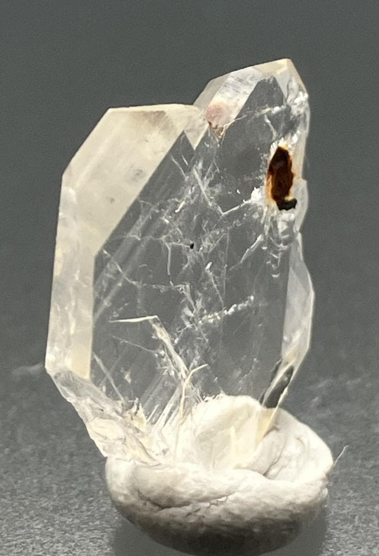 長崎県奈留島水晶岳　日本式双晶 Japantwin　　　国産水晶　原石