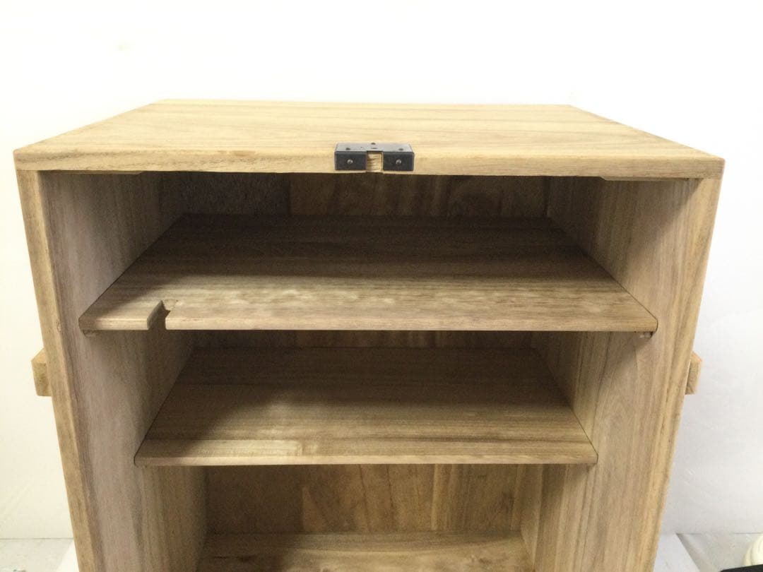 器局 茶箱 桐箱 茶道具 桐シミ有 L200