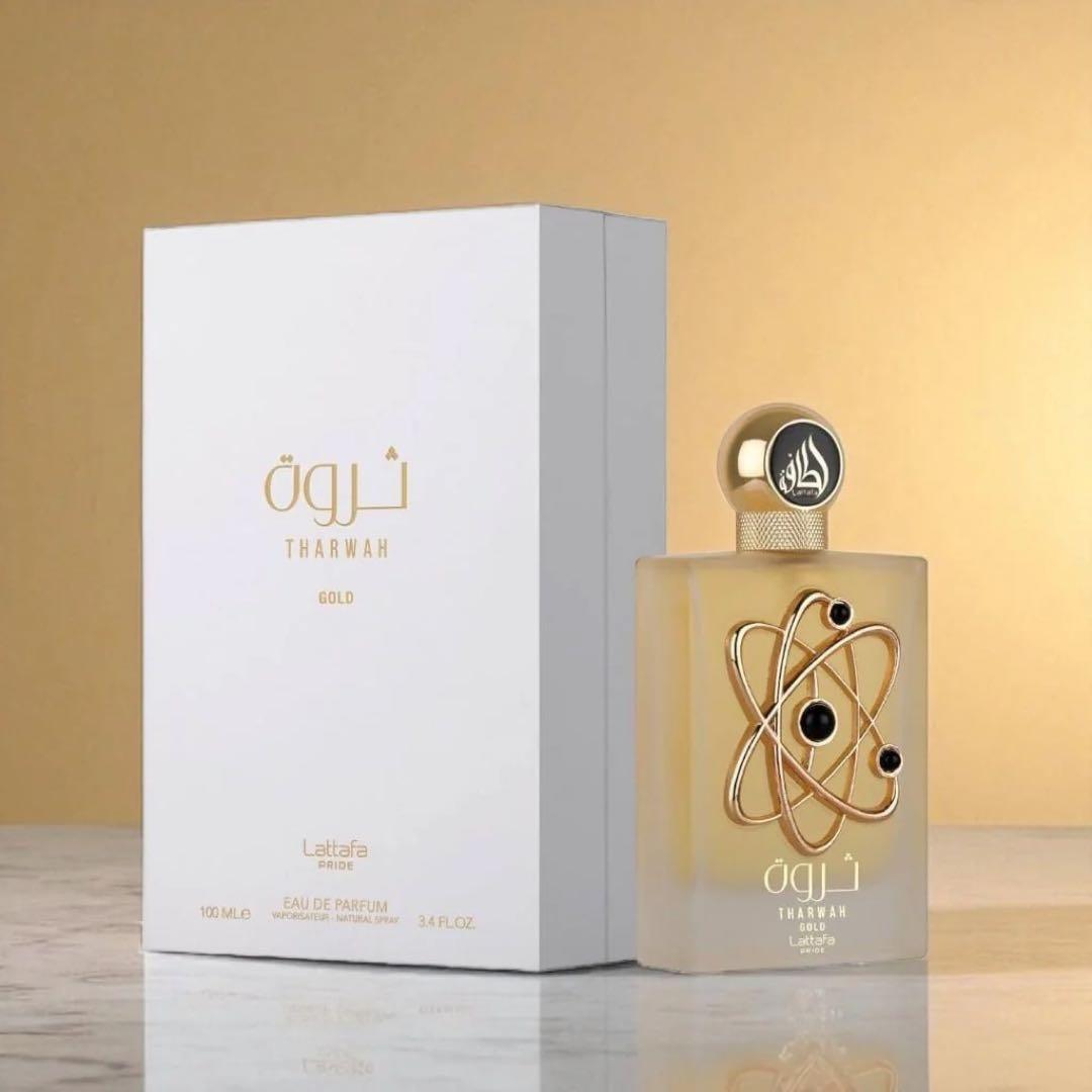 香水(ユニセックス) Lattafa Tharwah Gold 100ml Eau de Parfum