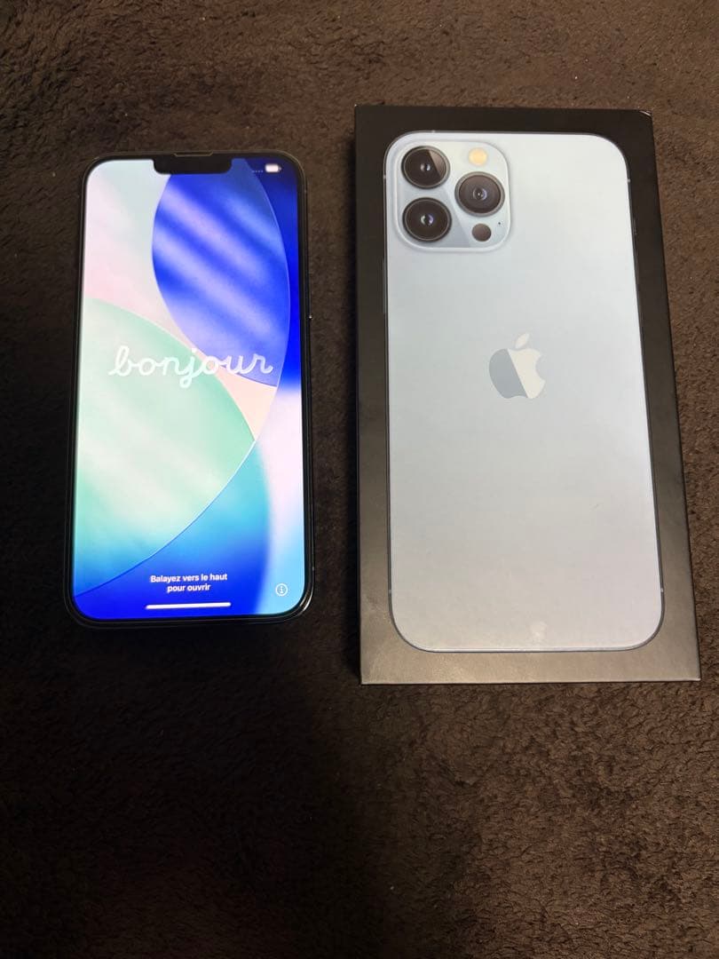 Apple iPhone 13 Pro MAX シエラブルー箱付き