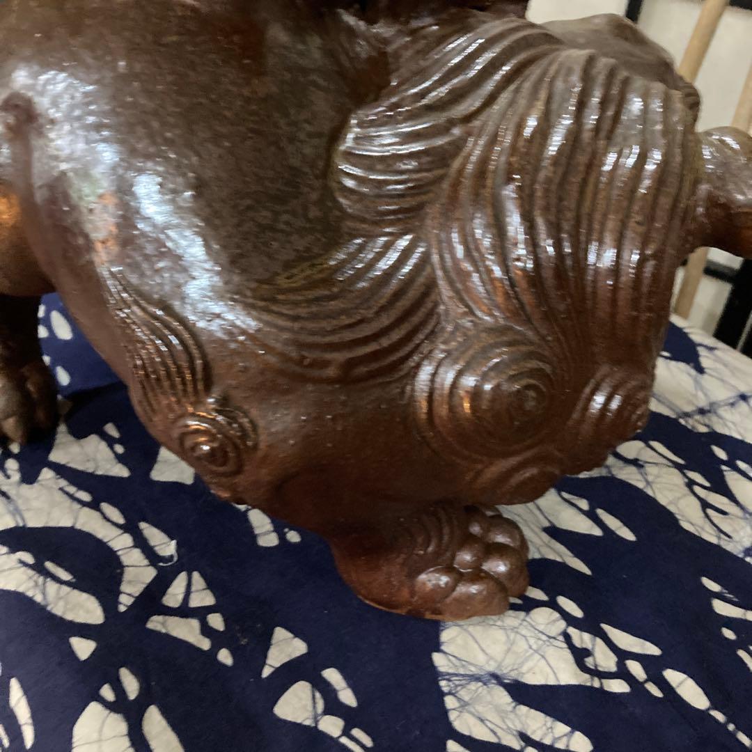 古備前骨董美術品珍品です。希少ボタン獅子銘有り只今商談中です❣️