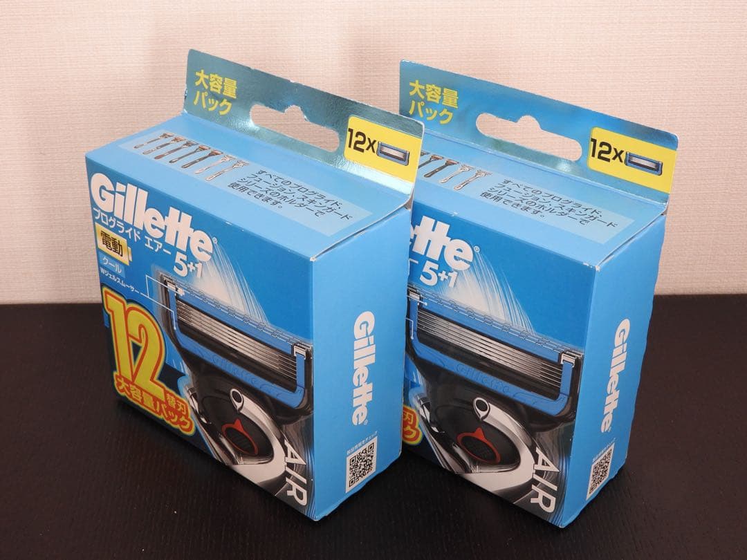 Gillette プログライド エアー 5+1 替え刃 12個入り 2箱セット