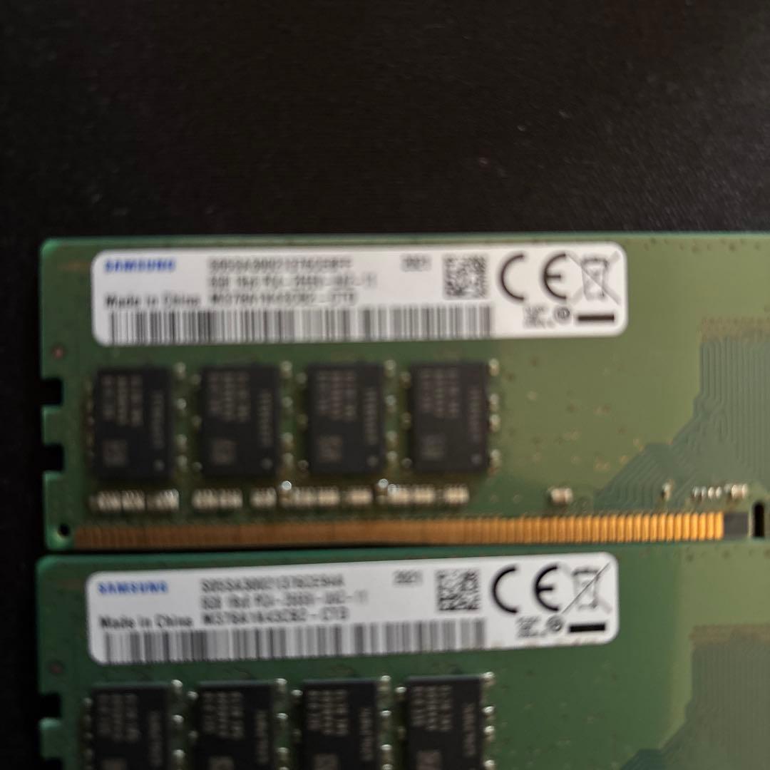 Samsung DDR4 8GB×2枚セット 2400MHz 中古