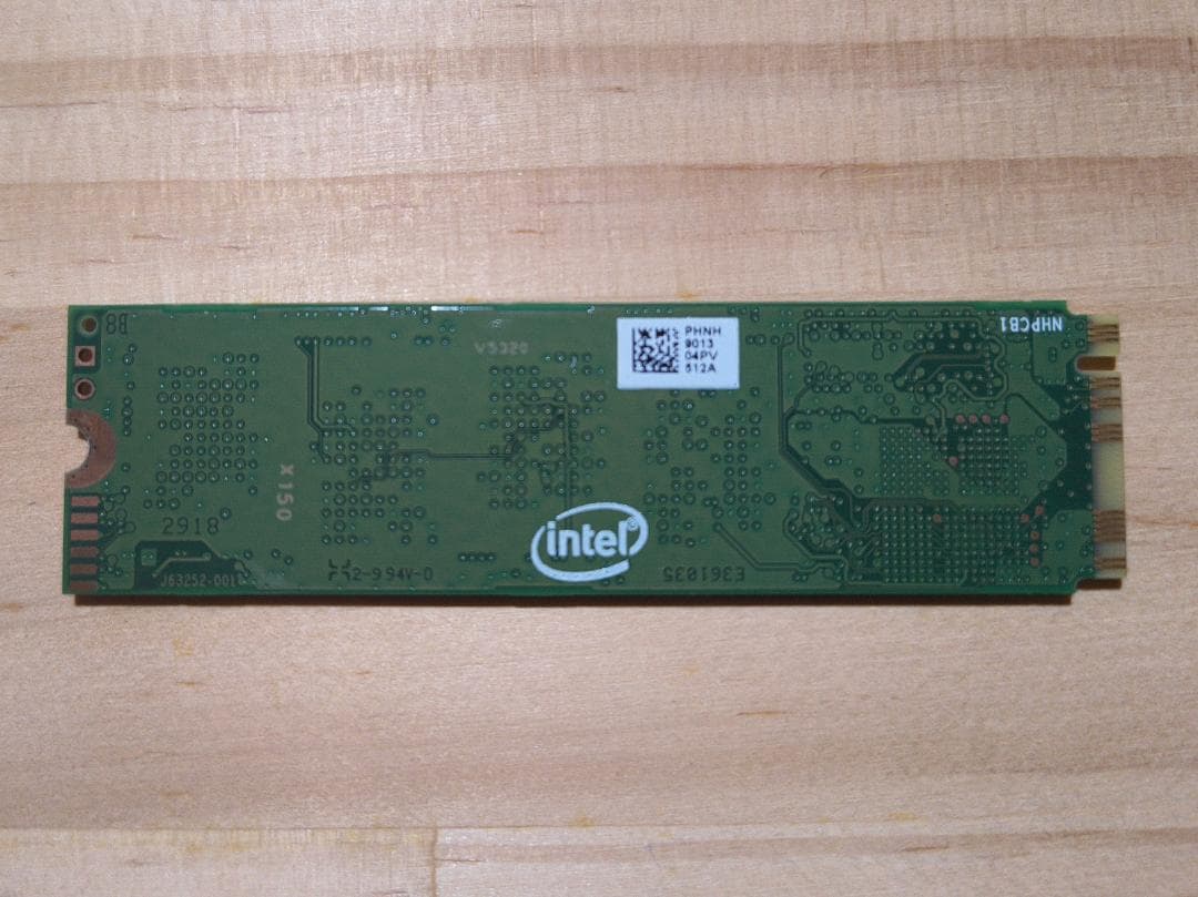 Intel SSD 660p 512GB 正常動作品