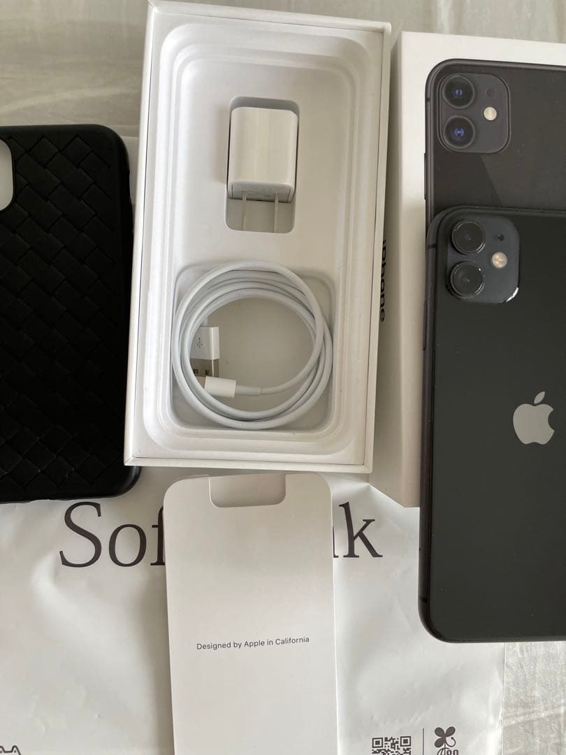 iPhone11 ブラック　ケース付き