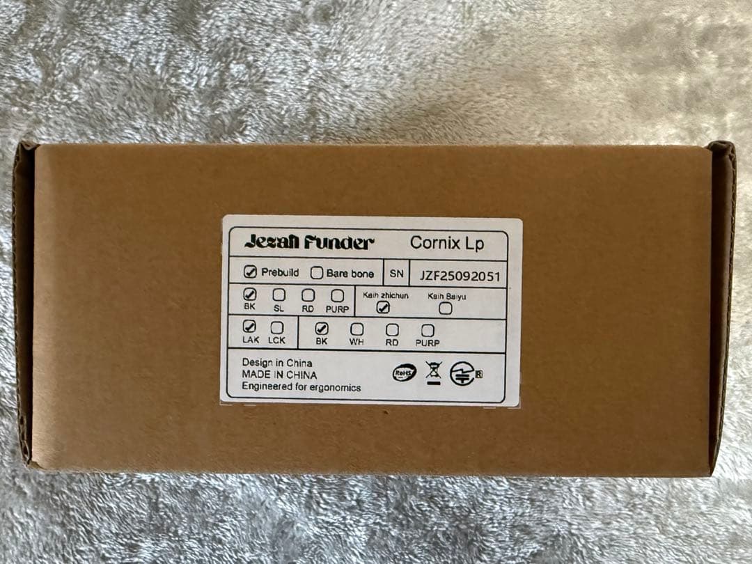 Cornix LP分割キーボード BLACK 新品未開封