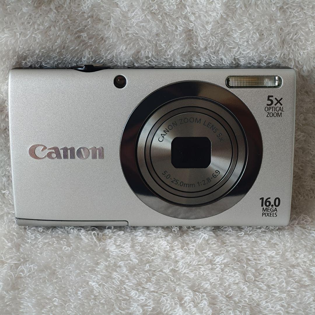 【動作確認済】Canon PowerShot A2300 シルバー 付属品あり