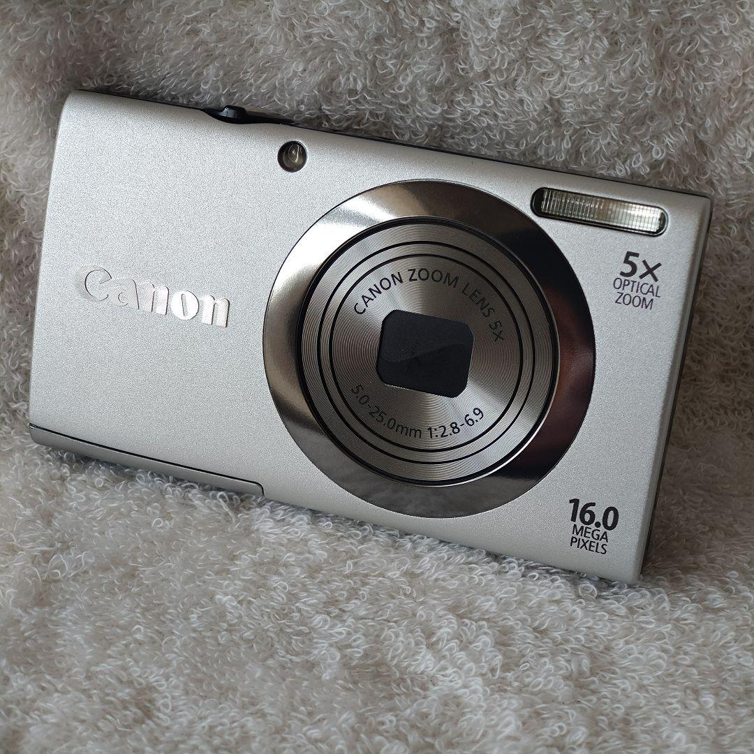 【動作確認済】Canon PowerShot A2300 シルバー 付属品あり