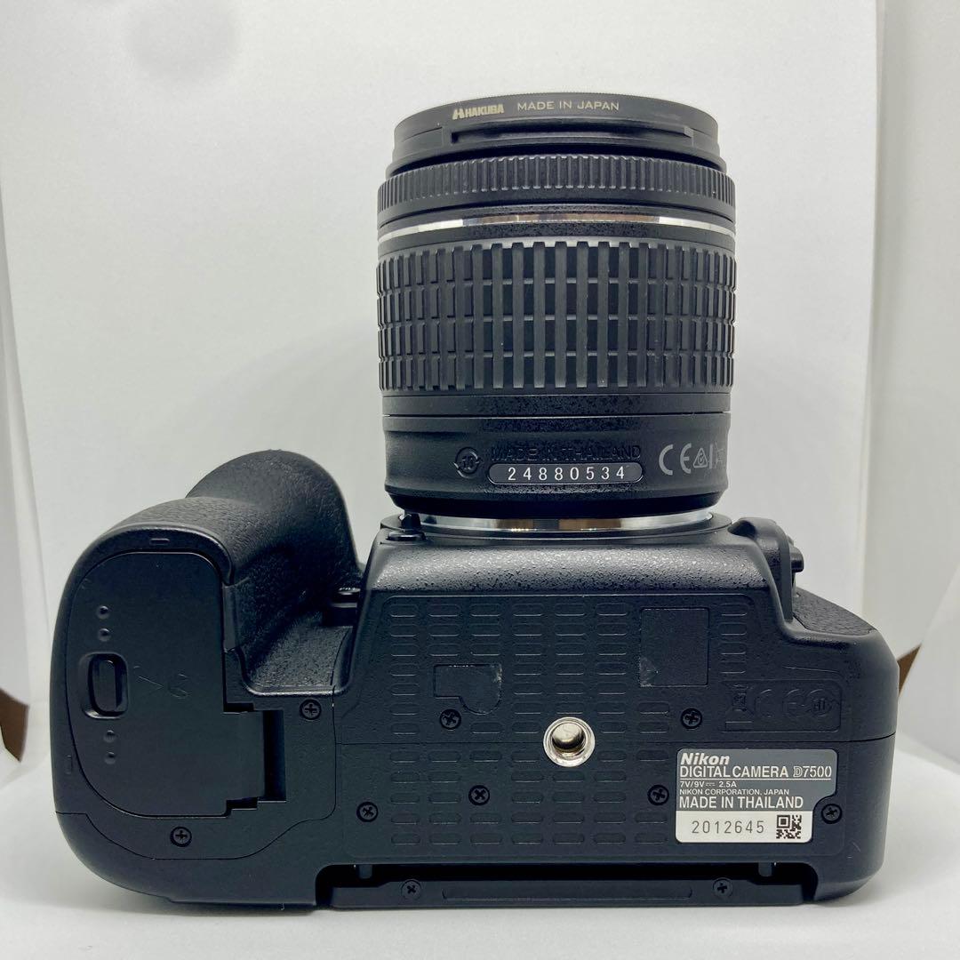 【付属品豊富】一眼レフカメラ Nikon D7500 18-55mmレンズセット