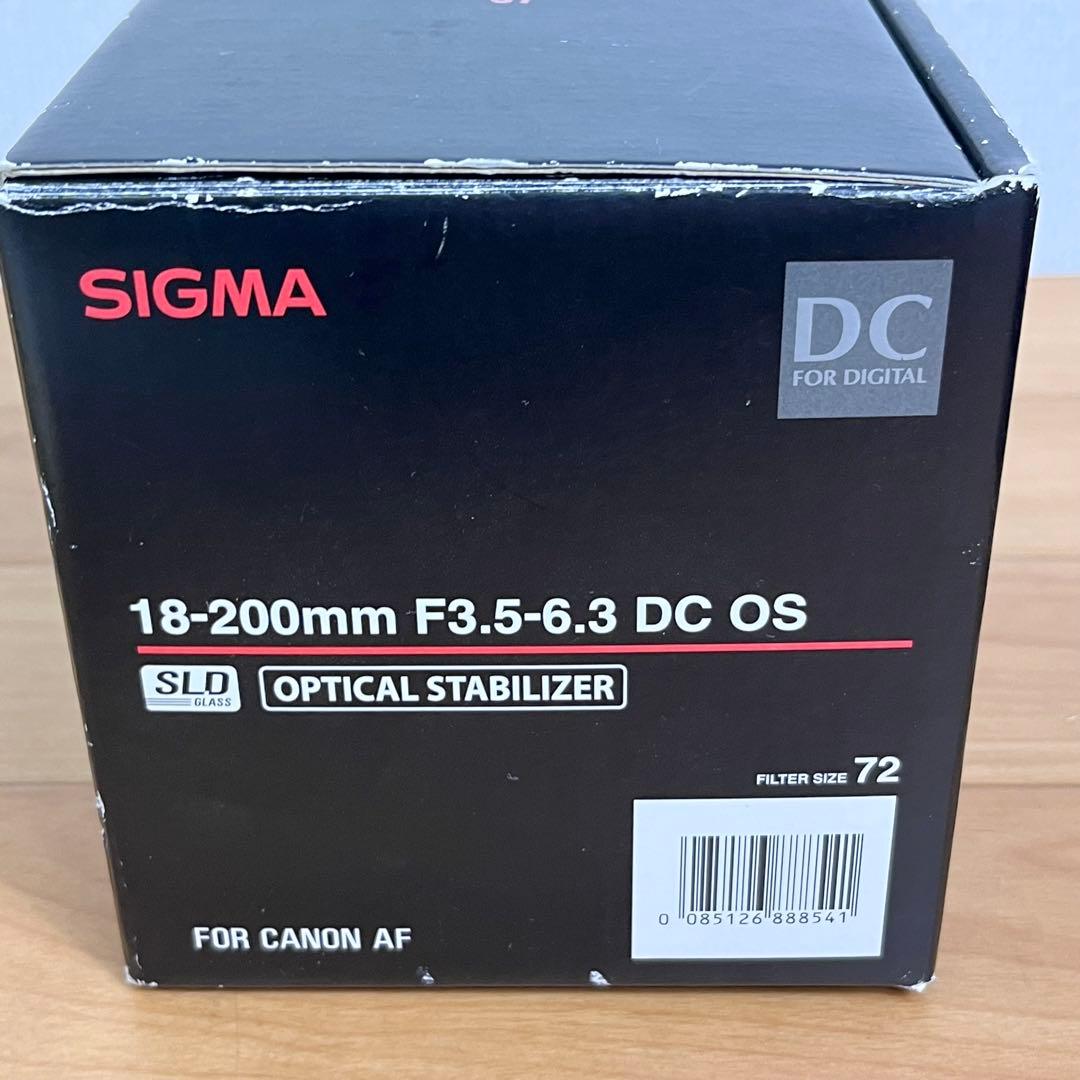 【良品】SIGMA 18-200mm F3.5-6.3 DC OS Canon用