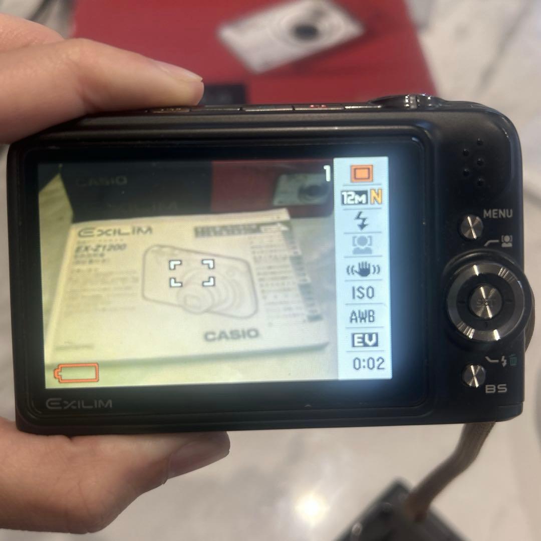 CASIO EXILIM EX-Z1200 デジカメ 黒 動作品 付属品あり