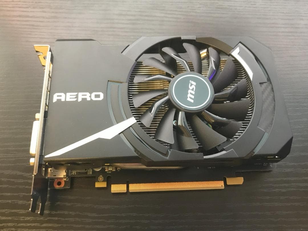 【※動確未検証】MSI GeForce GTX 1060 AERO 6G OC