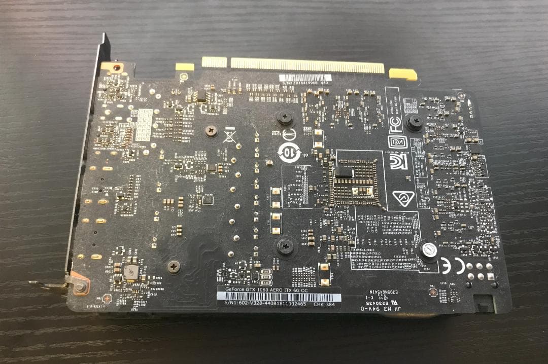 【※動確未検証】MSI GeForce GTX 1060 AERO 6G OC