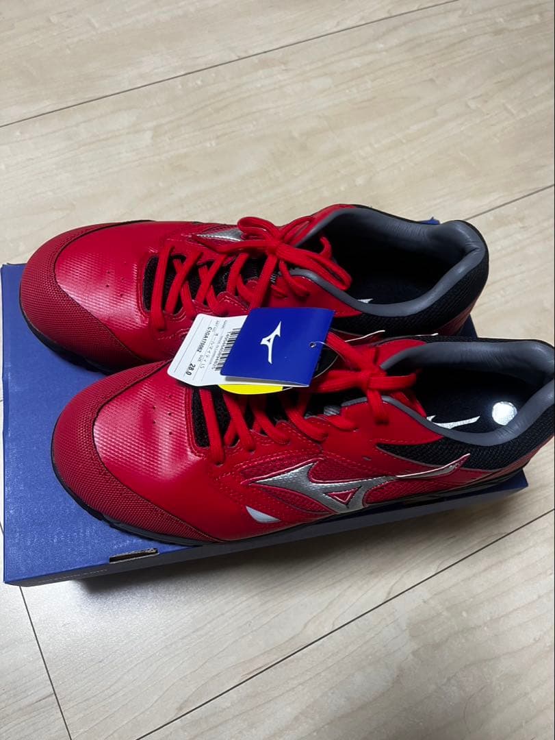 Mizuno 安全靴 レッド