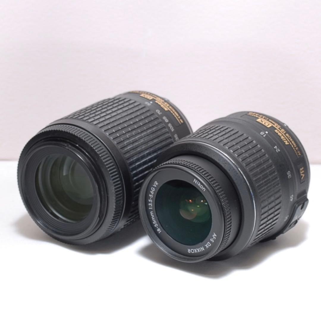 美品✨Nikon D3200✨ダブルレンズ✨高画質✨望遠レンズデビュー
