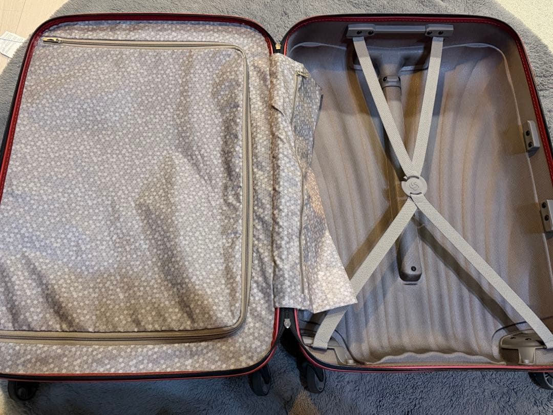 サムソナイト　コスモライト　75㎝　９４L レッド　Samsonite