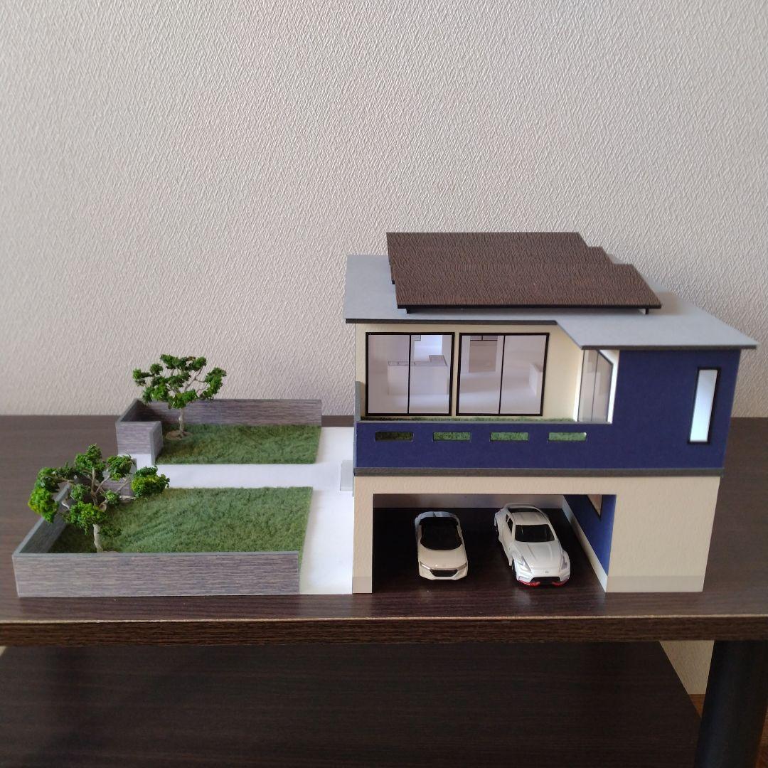 50分の1，2階建て内外模型No.89『ドジャーブルーで翔タイム』
