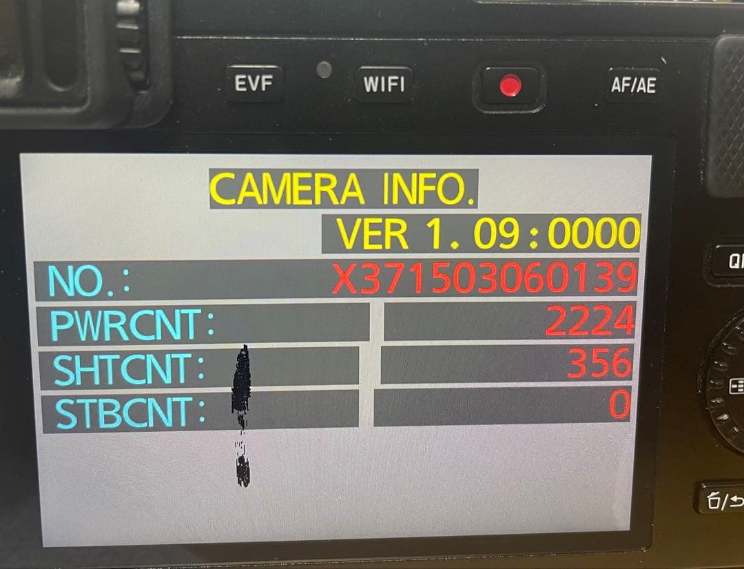 LEICA ライカ D-LUX Typ 109 ショット数356回