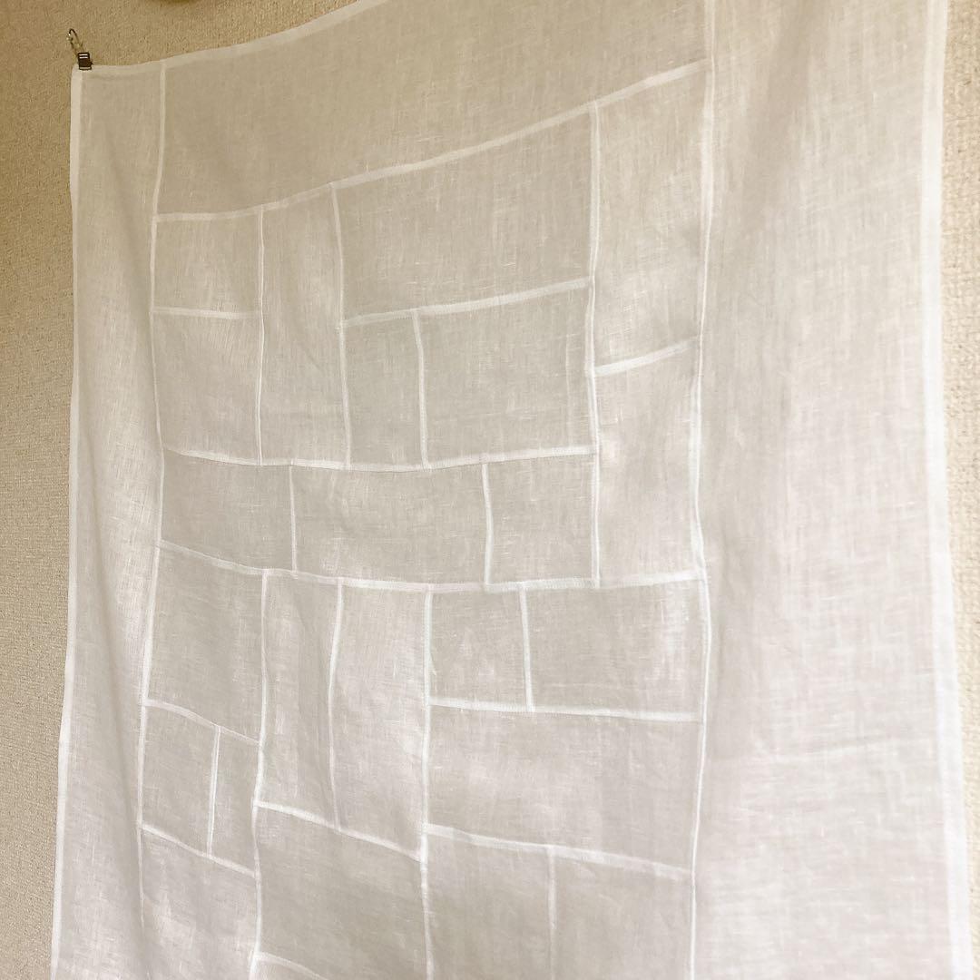 ポジャギ　100×75ホワイトリネン No.174