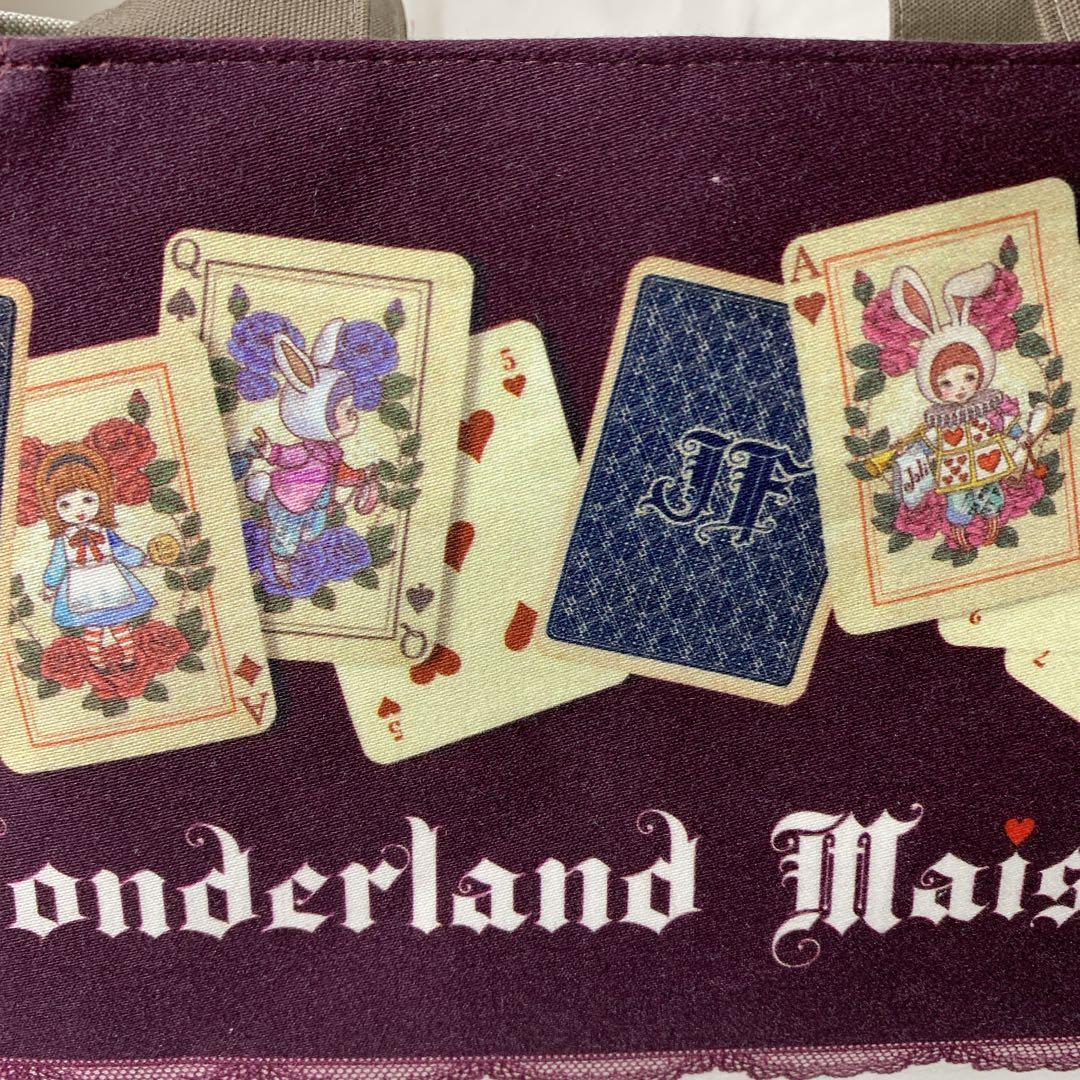 ハンドメイド　ジョリーフルール　メゾンドクチュール トートバッグ　フリルトート