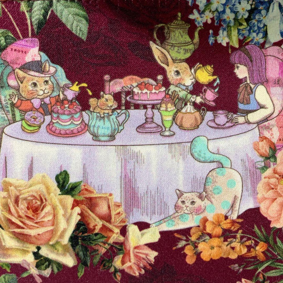 ハンドメイド　ジョリーフルール　メゾンドクチュール トートバッグ　フリルトート